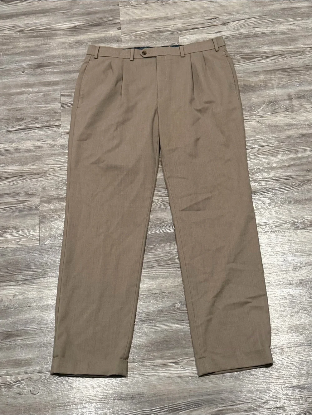 Lauren Ralph Lauren Men’s Light Brown Tan Dress Suit Pants size 36x32